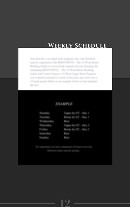 UPPERBYCC - The 12 Week Upper Body Guide